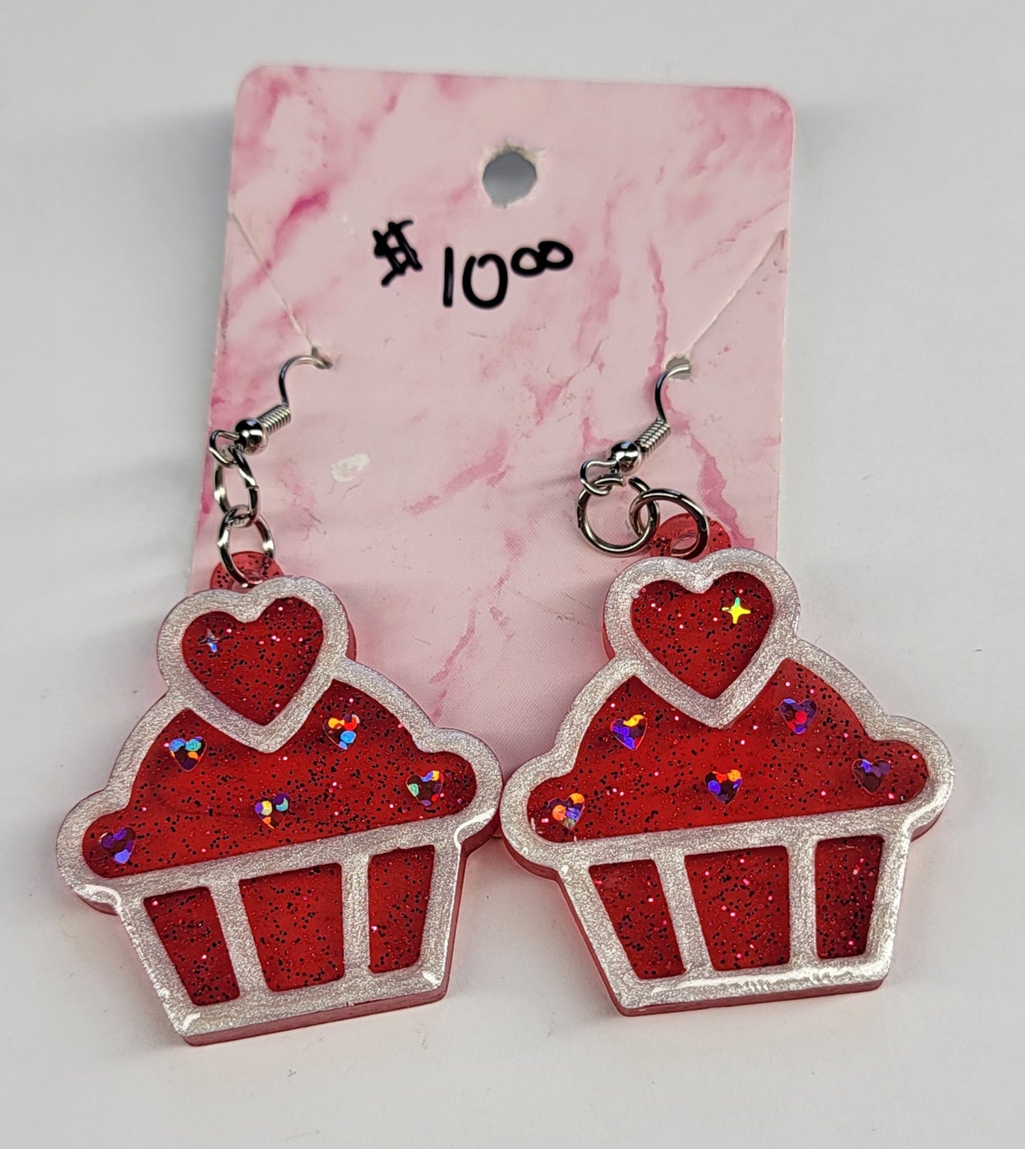 Red Velvet Cupcake Earrings