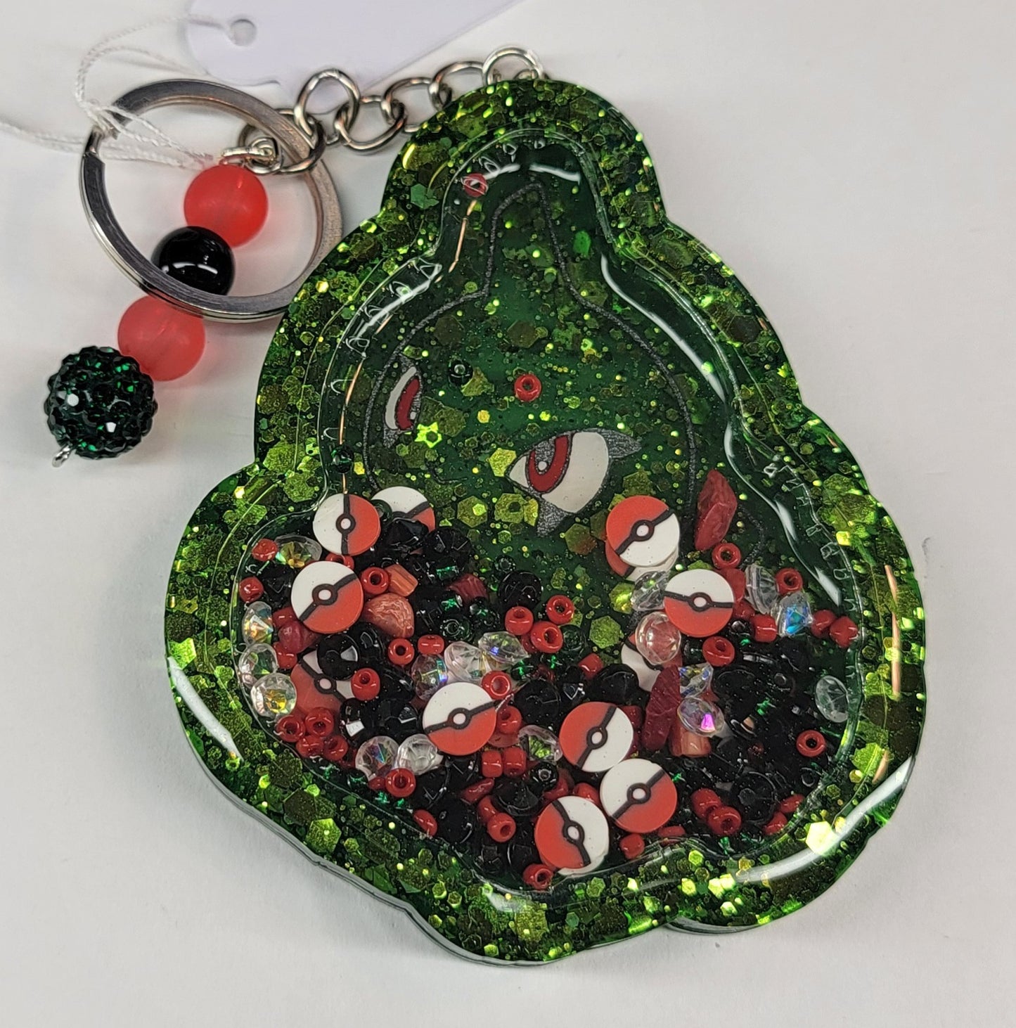 Larvitar Shaker Keychain