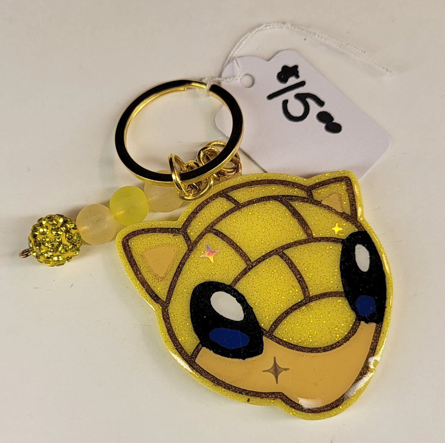 Sandshrew Head Keychain