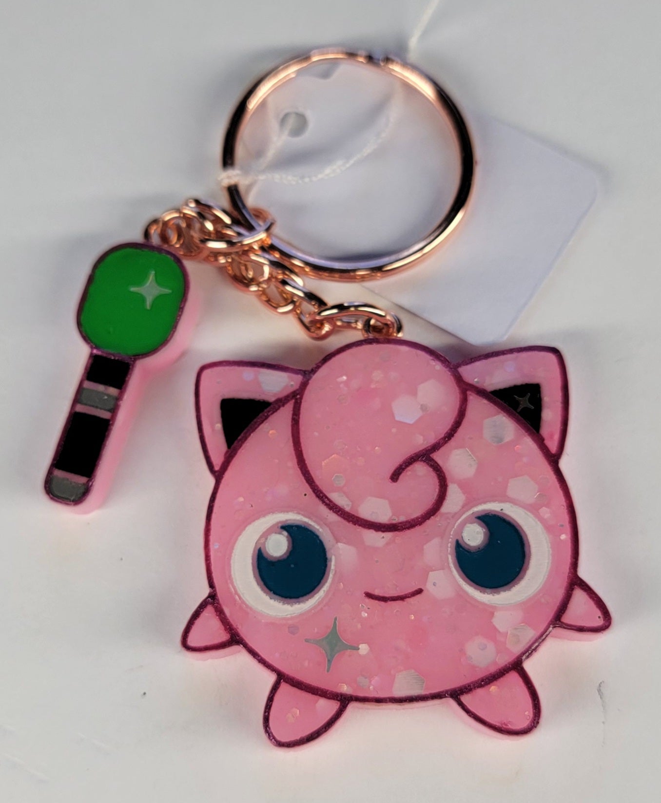Microphone Jigglypuff Keychain