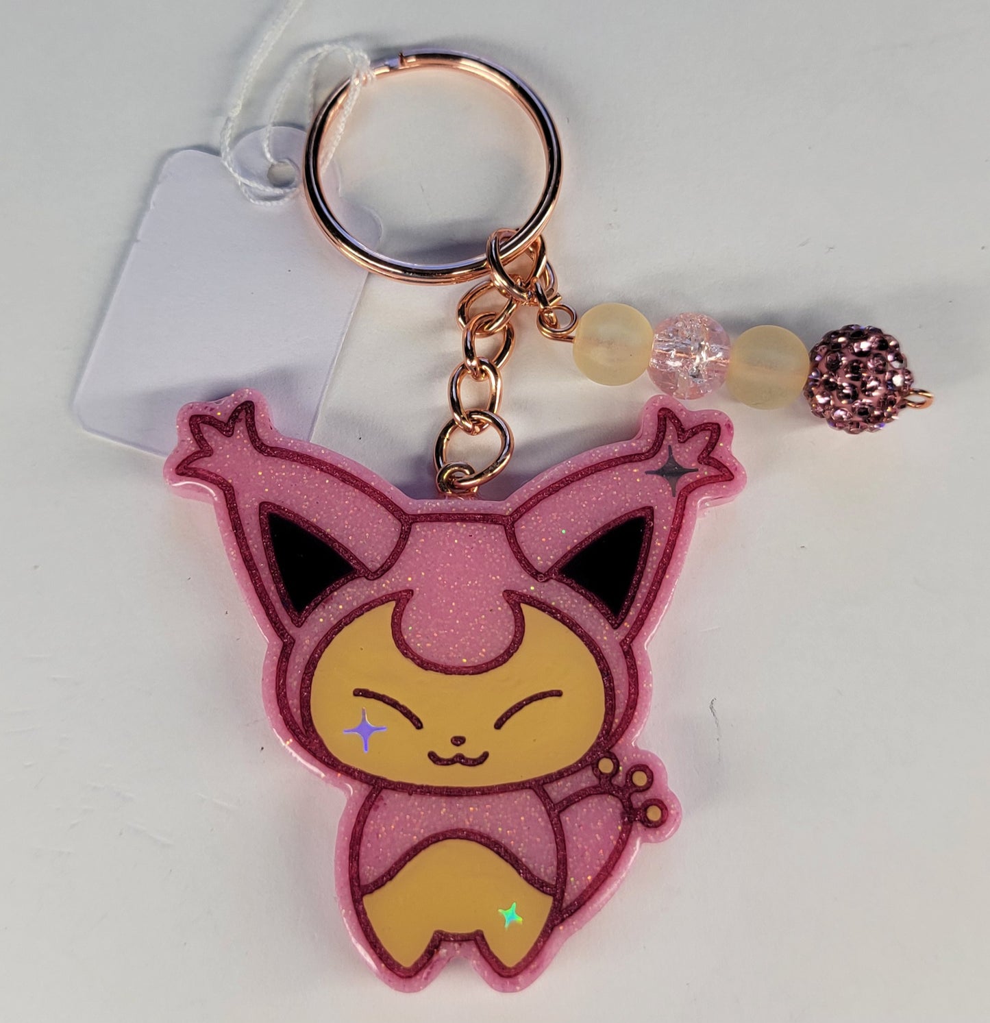 Skitty Kawaii Keychain