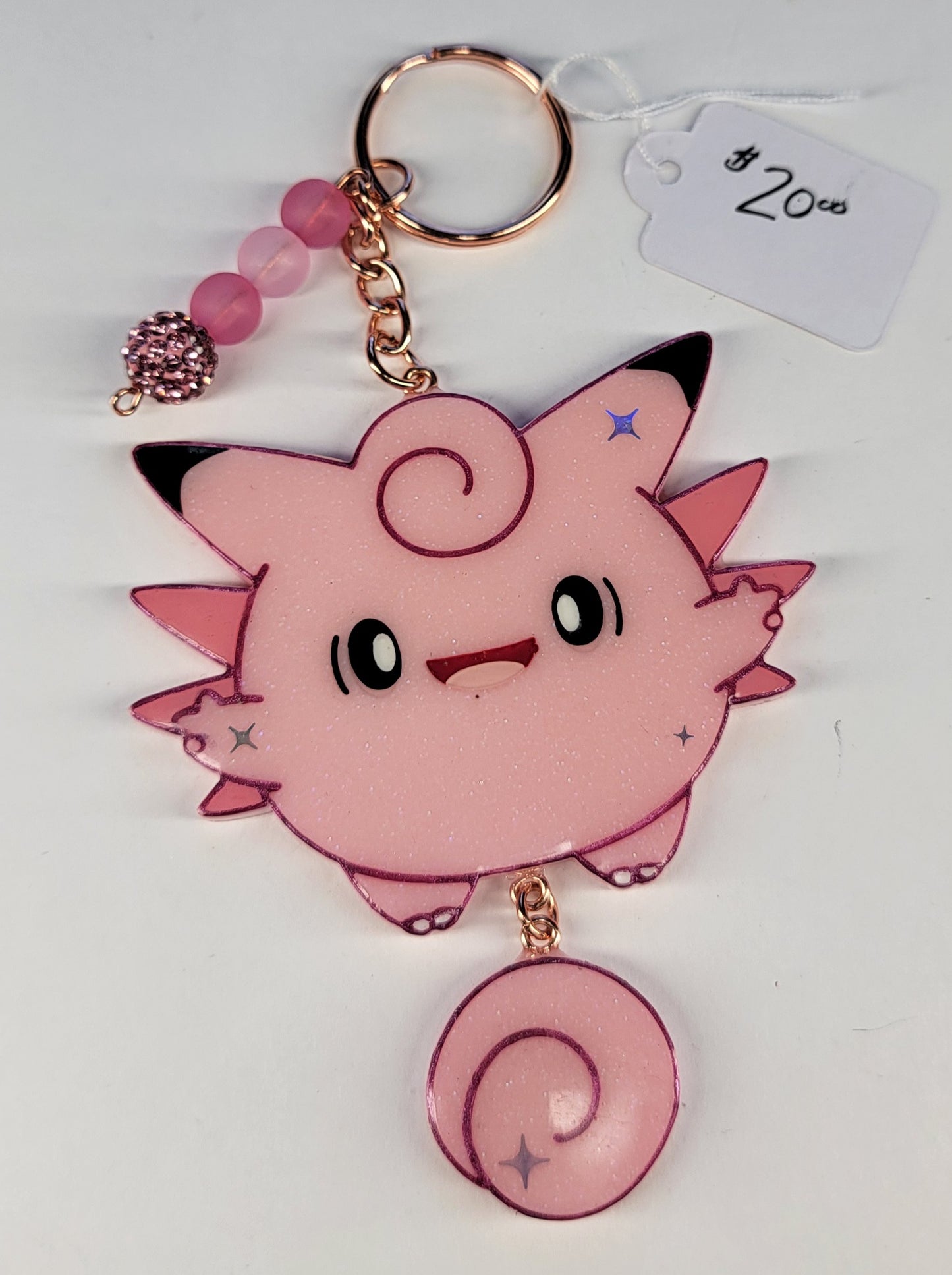 Clefable Tail Keychain