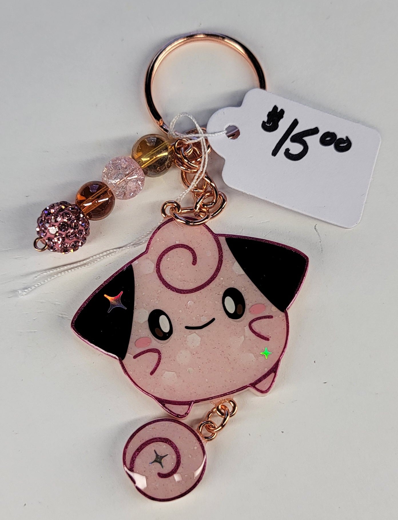 Cleffa Tail Keychain