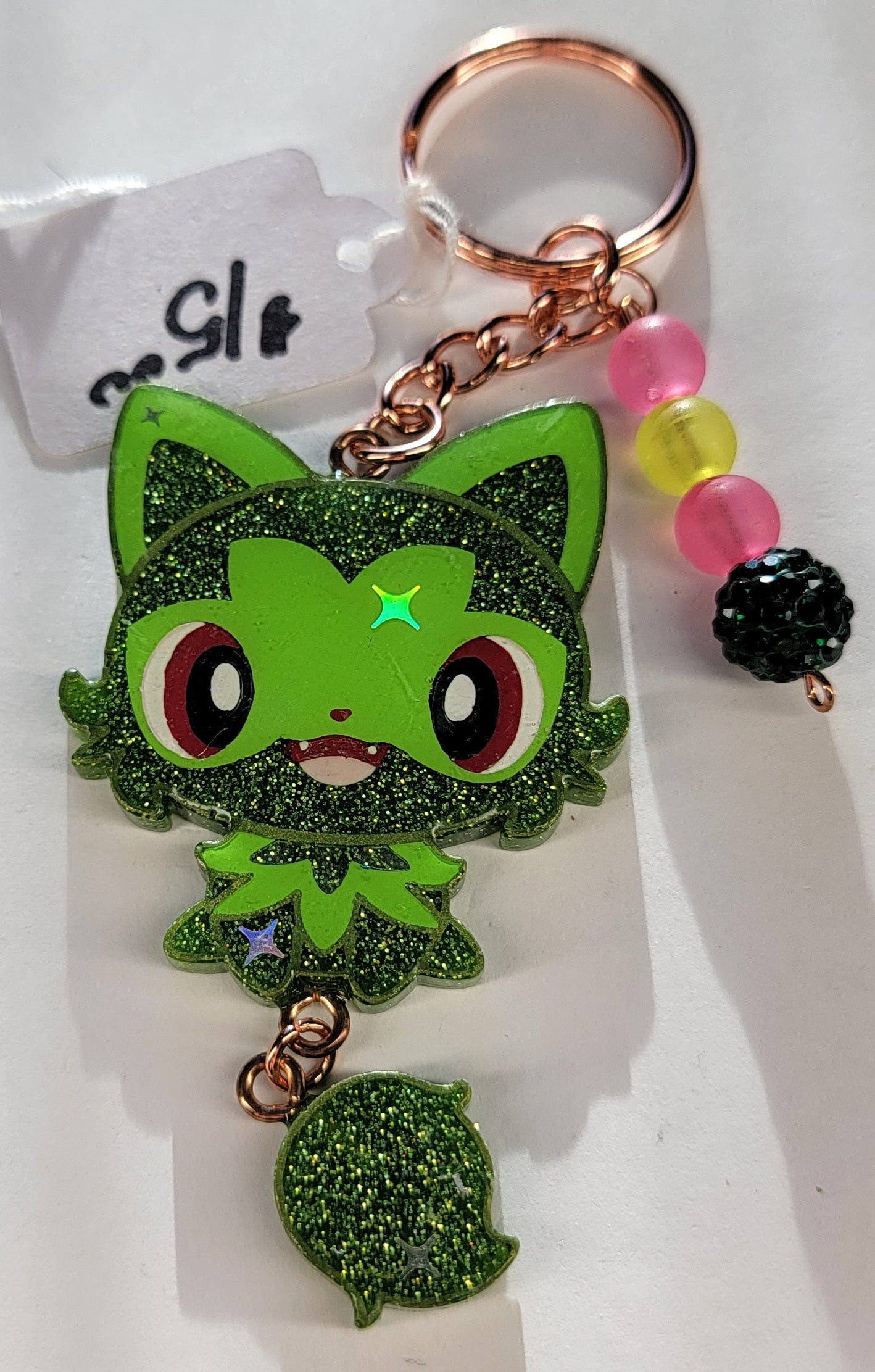 Sprigatito Tail Keychain 2