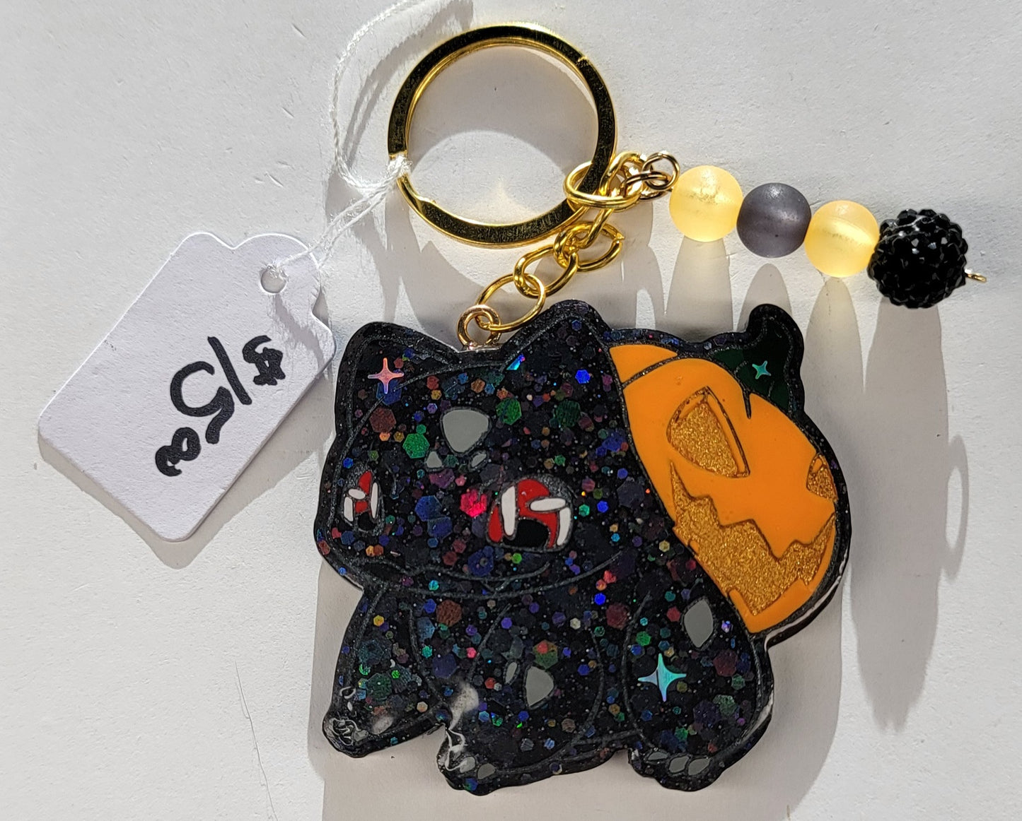 Pumpkin Bulbasaur Keychain