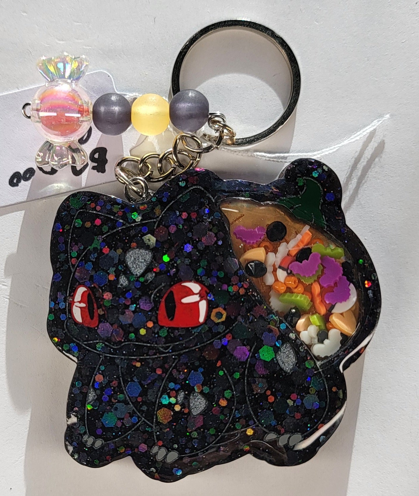 Pumpkin Bulbasaur Shaker Keychain