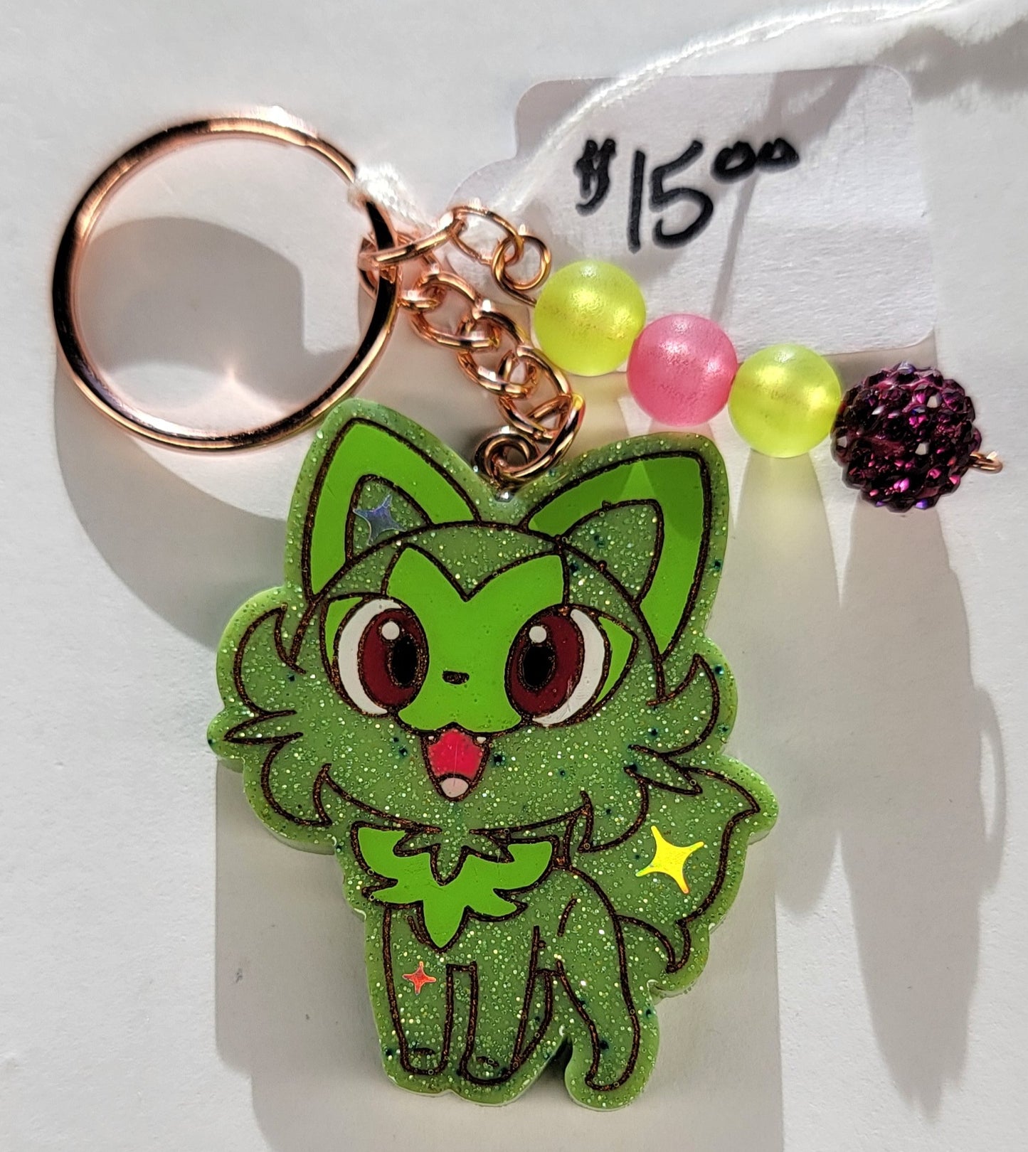 Sprigatito Standing Keychain