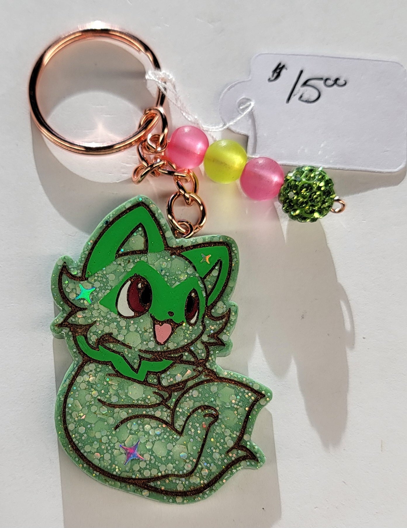 Sprigatito Playful Keychain