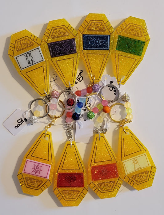 Digimon Crest Keychain