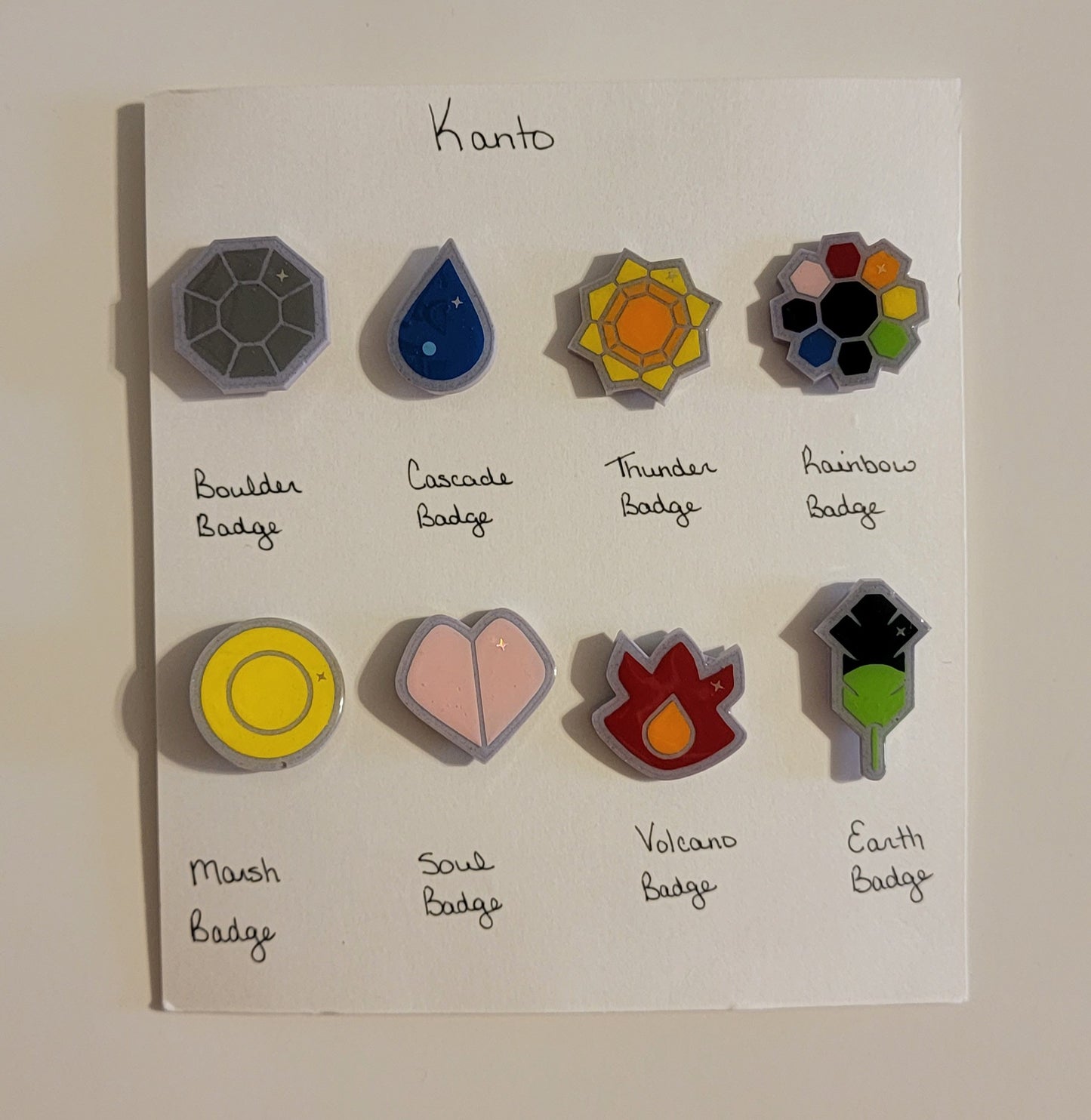 Kanto Badge Enamel Pins