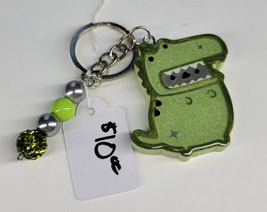 Pusheen T Rex Keychain