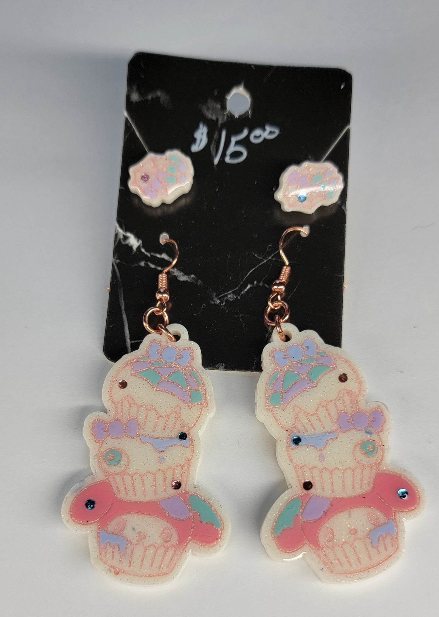 Spooky My Melody Cupcake Earrings