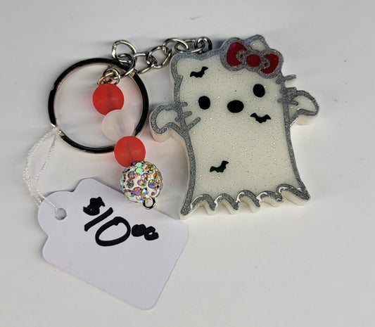 Hello Kitty Ghost Keychain