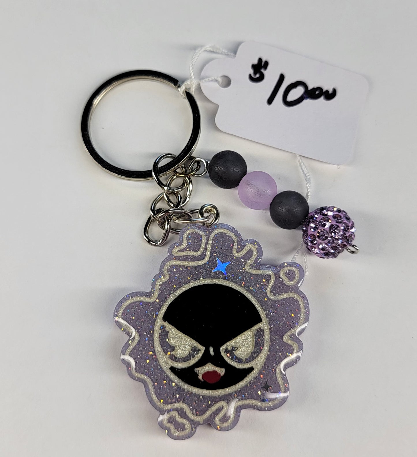 Chibi Gastly Keychain 1