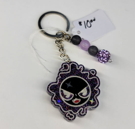 Chibi Gastly Keychain 2