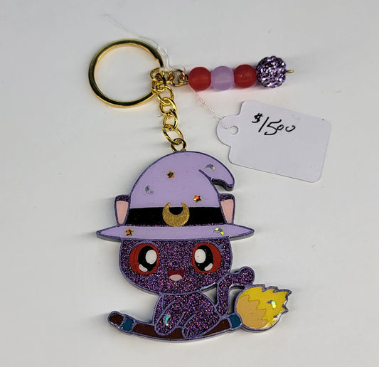 Witch Luna Keychain