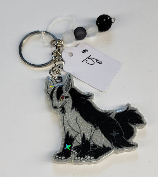 Mightyena Keychain