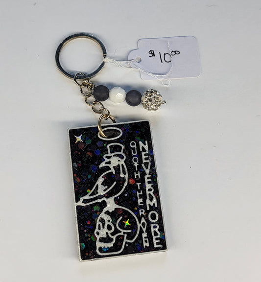 Nevermore Keychain