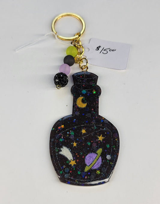 Galaxy Potion Keychain