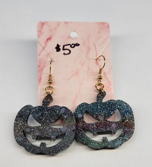 Black Pumpkin Earrings