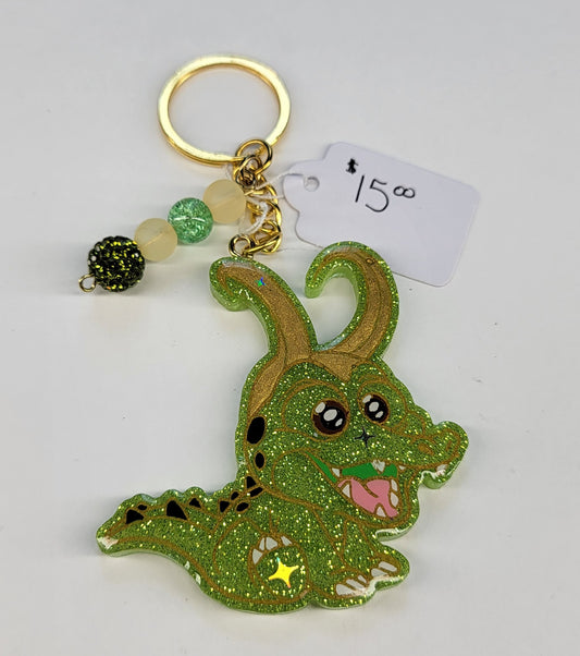 Alligator Loki Keychain