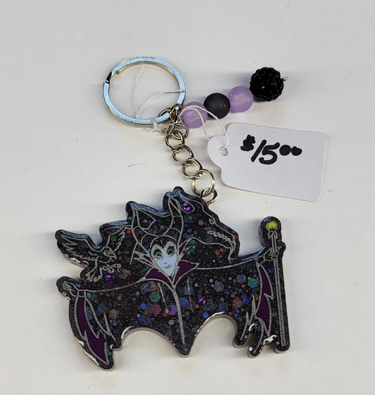 Maleficent Keychain