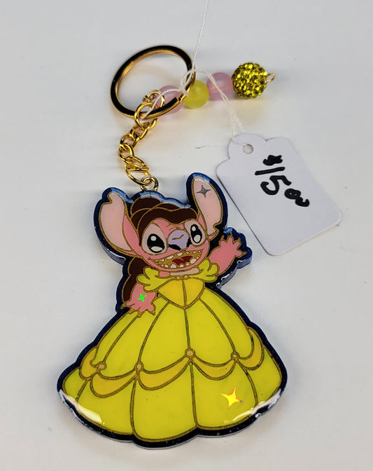 Angel as Belle Keychain