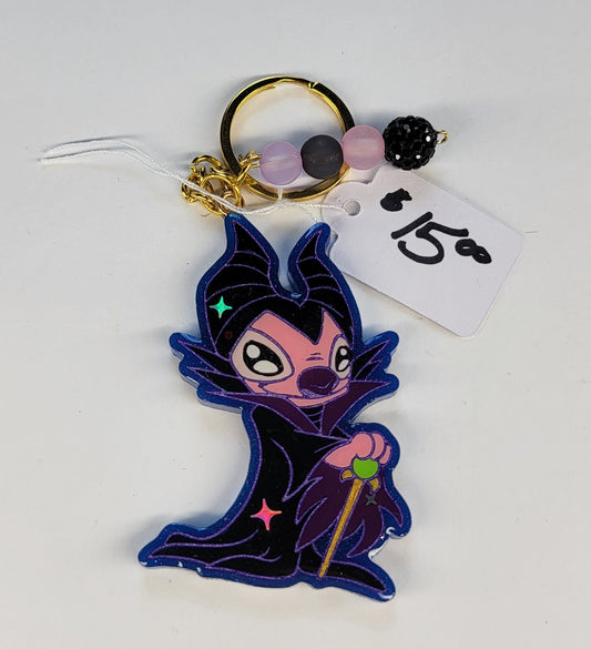 Angel as Maleficent Keychain