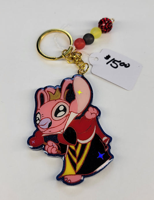 Angel as Queen of Hearts Keychain