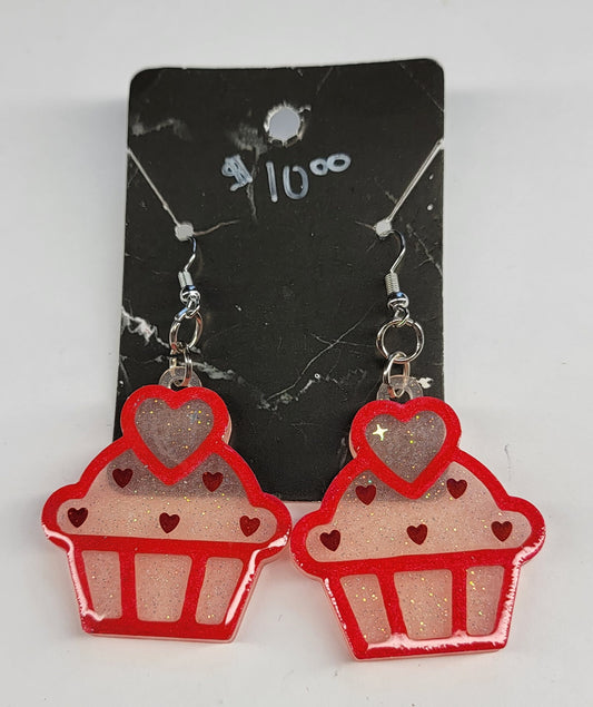 Vanilla Cupcake Earrings