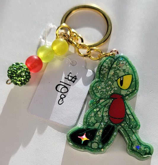 Treecko Kawaii Keychain