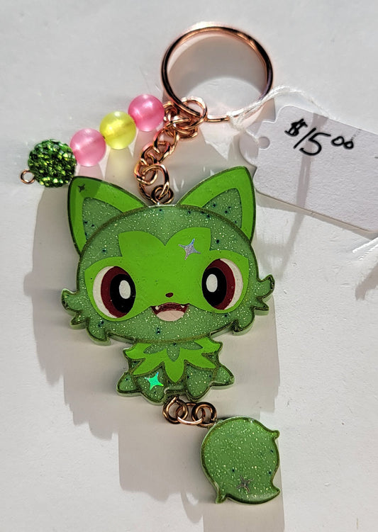 Sprigatito Tail Keychain